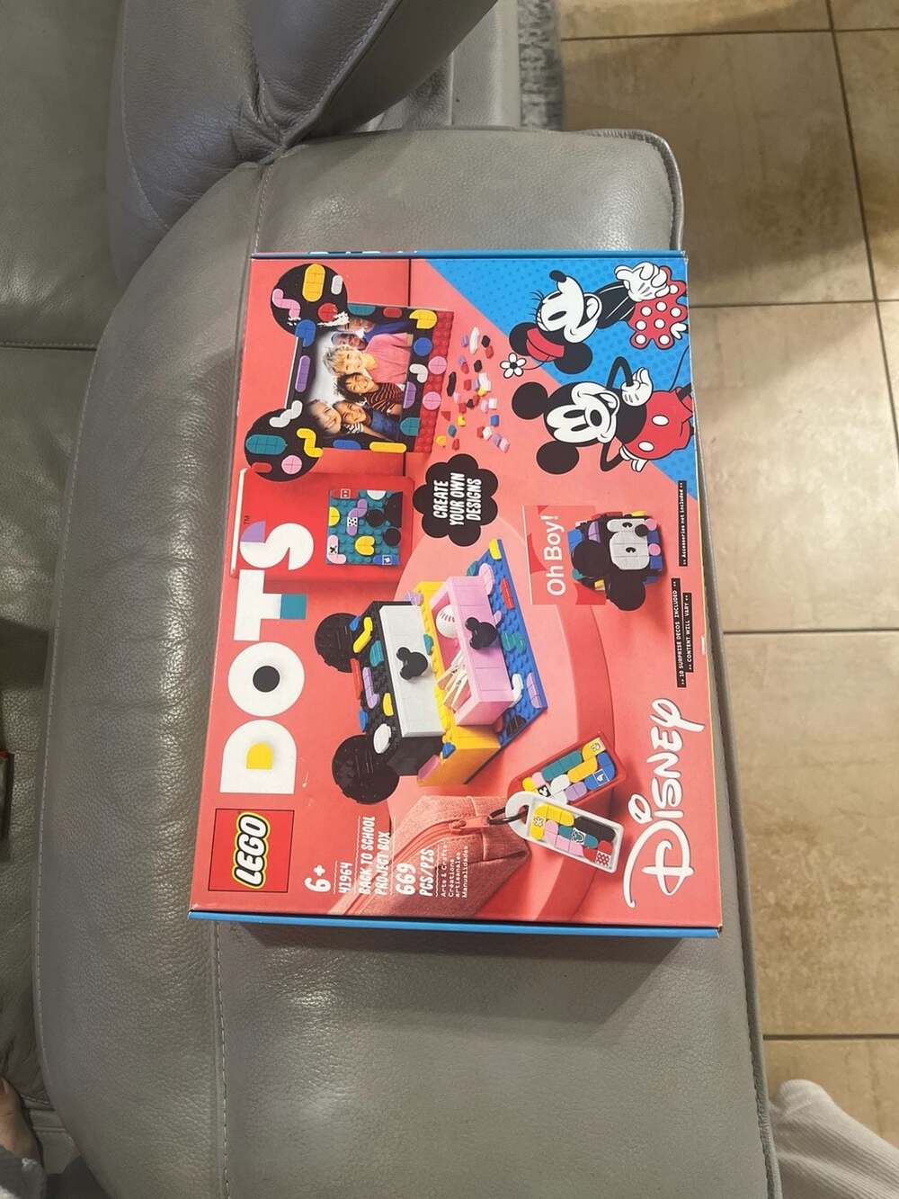LEGO DOTS Disney Mickey Mouse & Minnie Mouse Back-to-School Project Box 41964